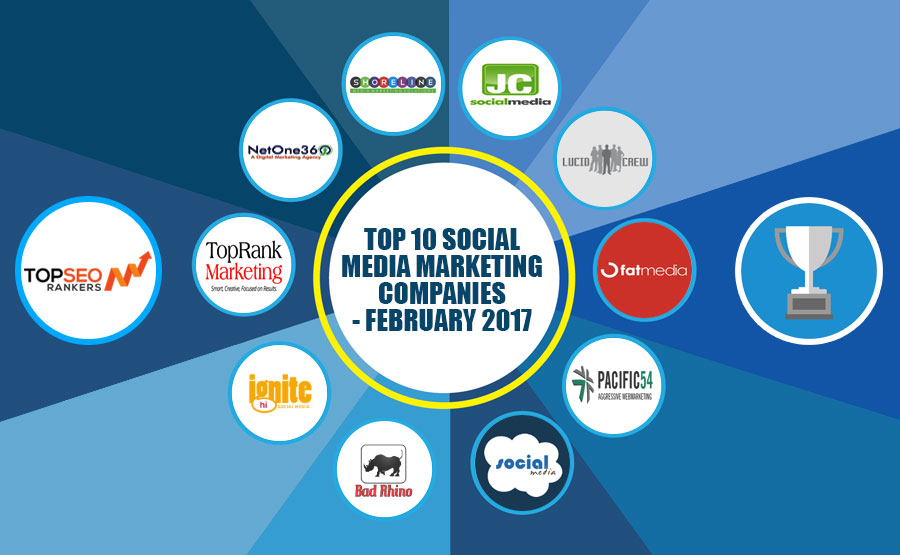 Top 10 Social Media Marketing Companies February 2017 Top SEO Rankers